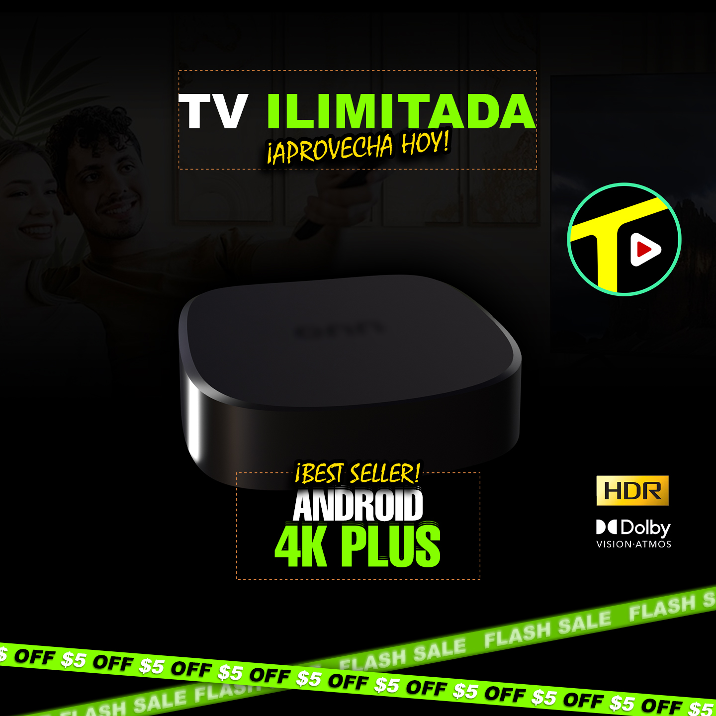 Android 4K Plus TV Box