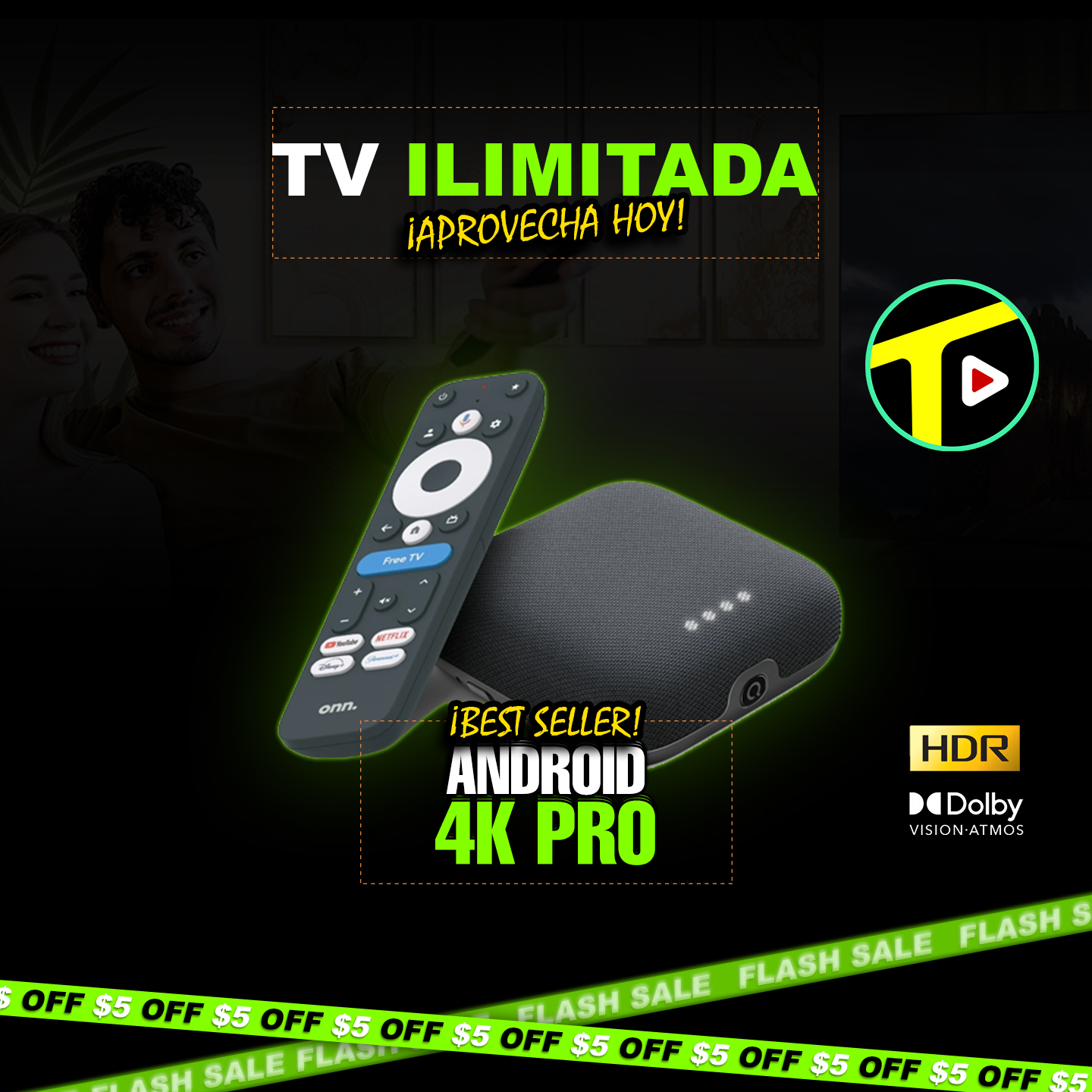 Android 4K Pro TV Box