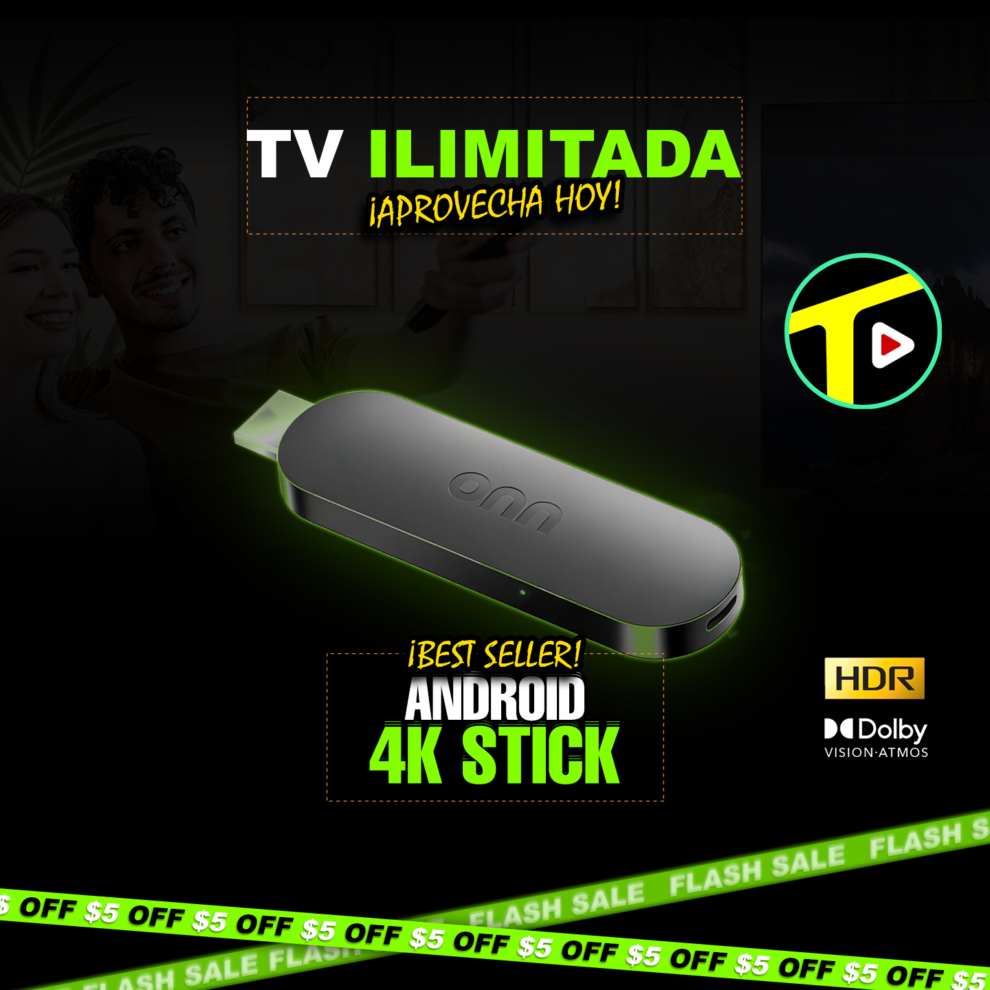 Android 4K TV Stick
